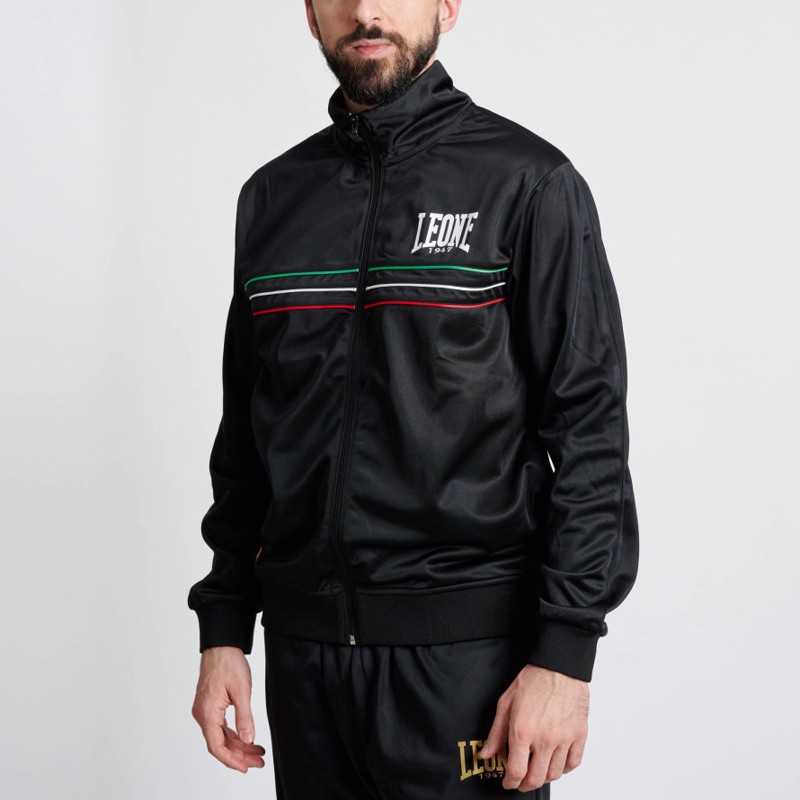 Leone jacket  FLAG -  black